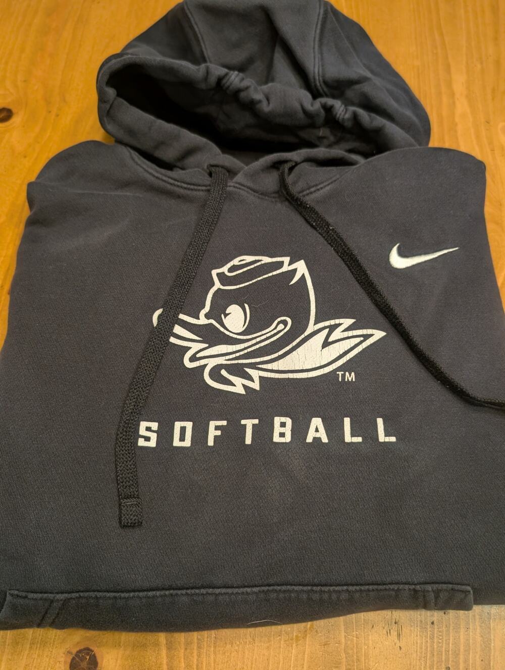 Nike Pullover Hoodie, University of Oregon, Ducks, Softball, Women's Small, VGU